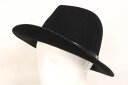 【中古】 ラグ&ボーン RAG&BONE 16AW FLOPPY BRIM FEDORA ハット 中折れ ウール M 黒 ブラック /mm0424 レディース ...