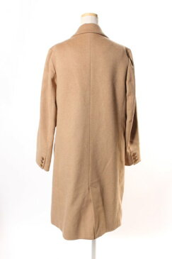 【中古】 イエナ スローブ IENA SLOBE 16AW コート チェスター ロング ウール カシミヤ 36 茶 ブラウン /mm0515 レディース 【ベクトル 古着】 190515