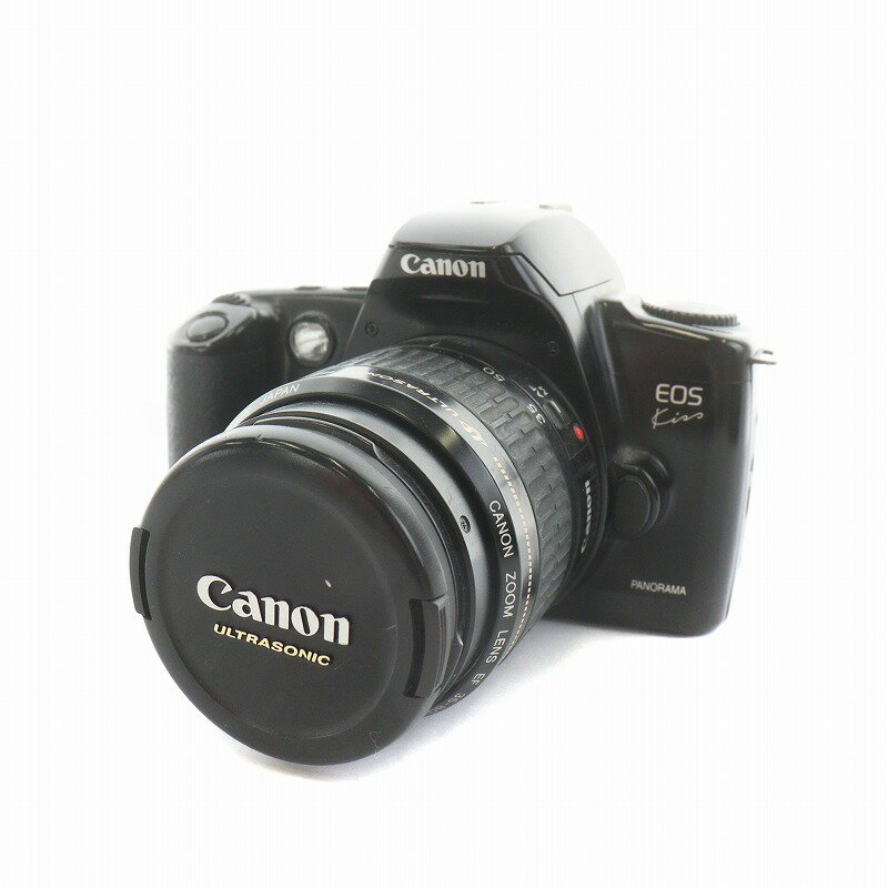 【中古】ジャンク品 キャノン CANON EOS kiss PANORAMA フィルムカメラ ZOOM LENS EF 35-80mm 1:4-5.6 黒 ブラック ■GY27 /MQ その他 【ベクトル 古着】 240211