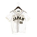 【中古】ミズノ MIZUNO 2023 WORLD BASEBALL CLASSIC WBC 日本代表 侍ジャパン 55 村上宗隆 レプリカ ユニフォーム メッ...