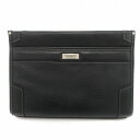 【中古】山本寛斎 カンサイヤマモト KANSAI YAMAMOTO HOMME クラッチバッグ セカンドバッグ レザー ロゴ 黒 /JS ■GY11 メンズ 【...