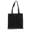 【中古】タケオキクチ TAKEO KIKUCHI トートバッグ ハンドバッグ デニム 帆布 切替 レザー ビジネス 黒 ブラック /CK16 ■GY18 メンズ...