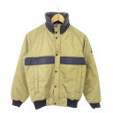 【中古】フェニックス PHENIX ジャケット 中綿 スタンドカラー ジップアップ ワンポイント ロゴ スポーツ スキー 86-3 XS ベージュ /AO9 ■...