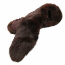 【中古】ティペット マフラー フォックスファー 毛皮 茶 ブラウン /FT ■GY18 レディース 【ベクトル 古着】 250123