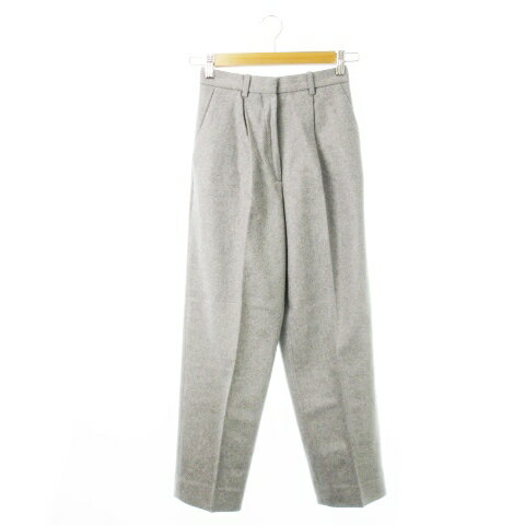 【中古】アクネ ストゥディオズ Acne Studios MILLI WOOL PAW16 スラックスパンツ テーパード タック 厚手 小さいサイズ 32 XXS グレー /CK23 ■GY27 レディース 【ベクトル 古着】 250212