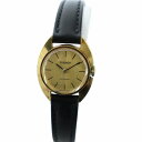 【中古】ティソ TISSOT STYLIST ジャンク品 腕時計 ウォッチ クォーツ ロゴ レザーベルト ゴールド色 ■GY35 /MQ レディース 【ベクトル...