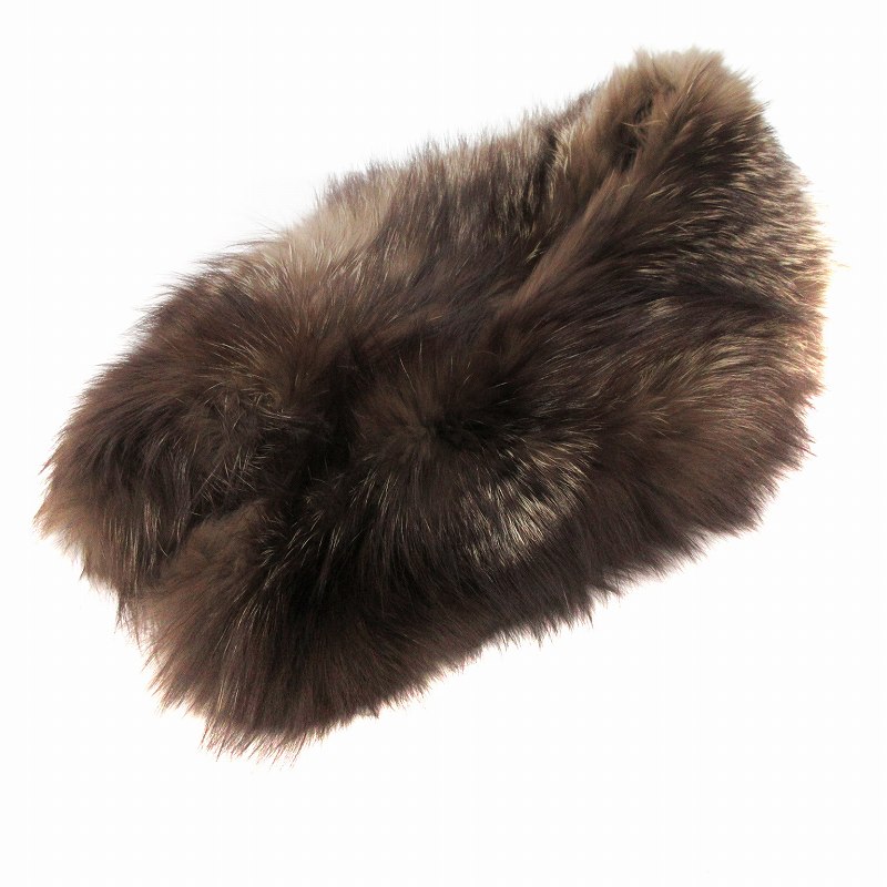 【中古】ノーブランド ティペット ミンクファー 毛皮 茶 /JS ■GY18 レディース 【ベクトル 古着】 250222