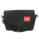 【中古】マンハッタンポーテージ Manhattan Portage ショルダーバッグ コーデュラナイロン ロゴ 黒 ブラック /AO1 ■GY18 メンズ レデ...