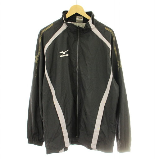 【中古】ミズノ MIZUNO ウィンドブレーカー 薄手 ジャンパー 黒 /MM ■MT メンズ 【ベクトル 古着】 250328 【中古】ミズノ MIZUNO ウィンドブレーカー 薄手 ジャンパー 黒 /MM ■MT メンズ 【ベクトル 古着】 250328