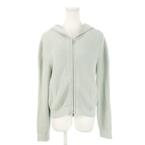 【中古】フォクシー FOXEY 42848 Cardigan Stream フーディ ニット パーカー ジップアップ ローゲージ コットン シルク混 絹混 40 L 緑 グリーン くすみカラー /MN18 ■GY17 レディース 【ベクトル 古着】 250510 【中古】フォクシー FOXEY 42848 Cardigan Stream フーディ ニット パーカー ジップアップ ローゲージ コットン シルク混 絹混 40 L 緑 グリーン くすみカラー /MN18 ■GY17 レディース 【ベクトル 古着】 250510