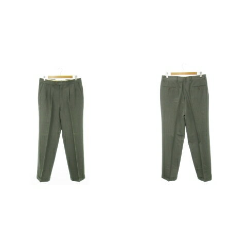 【中古】ヴァレンティノ ガラヴァーニ VALENTINO GARAVANI スーツ セットアップ 上下 テーラードジャケット ダブル 総裏地 スラックス ツータック ストライプ ウール /AH2 ■GY18 メンズ 【ベクトル 古着】 250415