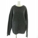 【中古】アクネ ストゥディオズ Acne Studios DRAMATIC MOH PAW15 ニット セーター 長袖 モヘヤ混 ウール混 無地 グレー /MW ■GY19 レディース 【ベクトル 古着】 250415
