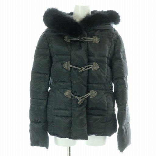 【中古】マックスマーラ ウィークエンドライン MAX MARA WEEKEND LINE ダウンジャケット ダッフルコート ショート フーディー パーカー ファー 切替 総裏地 フルジップ トグルボタン 38 S 黒 ブラック 54860283 /MP ■GY19 レディース 【ベクトル 古着】 250415 【中古】マックスマーラ ウィークエンドライン MAX MARA WEEKEND LINE ダウンジャケット ダッフルコート ショート フーディー パーカー ファー 切替 総裏地 フルジップ トグルボタン 38 S 黒 ブラック 54860283 /MP ■GY19 レディース 【ベクトル 古着】 250415