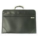 【中古】バジェックス BAGGEX ビジネスバッグ ブリーフケース 2way ショルダーバッグ レザー ロゴ 鍵付き 黒 ブラック /AO5 ■GY18 メンズ 【ベクトル 古着】 250423(4)