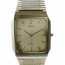 【中古】セイコー SEIKO Dolce ドルチェ 腕時計 ウォッチ クォーツ スクエア タングステン ゴールドカラー 金色 9531-5160 ■GY18 /MQ メンズ 【ベクトル 古着】 250424