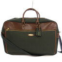 【中古】サムソナイト Samsonite ブリーフケース ビジネスバッグ 2WAY ハンドバッグ ショルダーバッグ ナイロン レザー 切替 ネームプレート 緑 ...