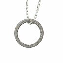【中古】カナルヨンドシー canal4℃ ネックレス アクセサリー ペンダント リング ラインストーン ロゴ 刻印 スターリング シルバー色 ■GY11 /MQ レディース 【ベクトル 古着】 250418(4)