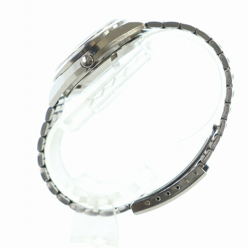 【中古】セイコー SEIKO エルニクス ELNIX 腕時計 ウォッチ クォーツ デイト カレンダー付き ロゴ グレー文字盤 シルバー色 0723-6010 ■GY18 /MQ メンズ 【ベクトル 古着】 250523