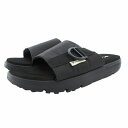 【中古】コロンビア Columbia ワイルドバージスライド Wild Barge Slide シャワーサンダル ロゴ S 23cm-24cm 黒 ブラック Y...