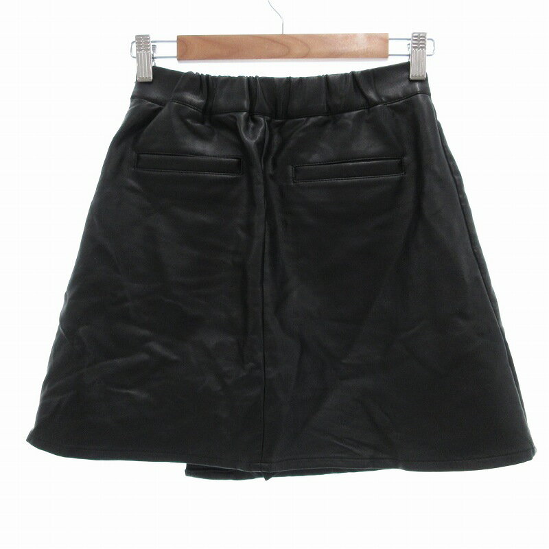 ブランド古着ベクトルプレミアム店の【中古】ヘザー Heather スカパン フェイクレザー ひざ丈 S 黒 ブラック /UO ■GY39 レディース 【ベクトル 古着】 250507｜アングル2