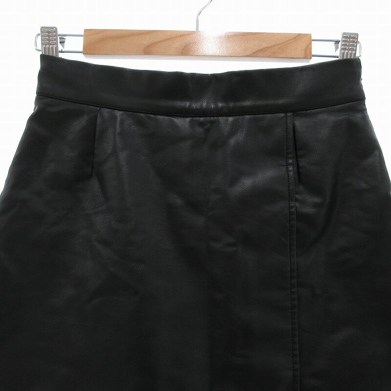 ブランド古着ベクトルプレミアム店の【中古】ヘザー Heather スカパン フェイクレザー ひざ丈 S 黒 ブラック /UO ■GY39 レディース 【ベクトル 古着】 250507｜アングル3