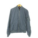 【中古】未使用品 アルファ ALPHA INDUSTRIES L-2B ボンディングジャケット フライトジャケット ブルゾン ミリタリー ジップアップ L グレー TA1450 /AO2 ■GY12 メンズ 【ベクトル 古着】 250519(4)