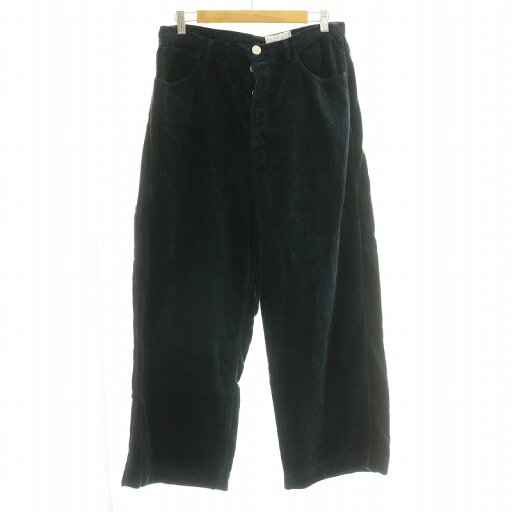 【中古】キジ KIJI shima-corduroy コーデュロイ パンツ 太畝 ボタンフライ シンチバック 5 L 紺 ネイビー /MW ■GY09 メンズ 【ベクトル 古着】 250524 【中古】キジ KIJI shima-corduroy コーデュロイ パンツ 太畝 ボタンフライ シンチバック 5 L 紺 ネイビー /MW ■GY09 メンズ 【ベクトル 古着】 250524