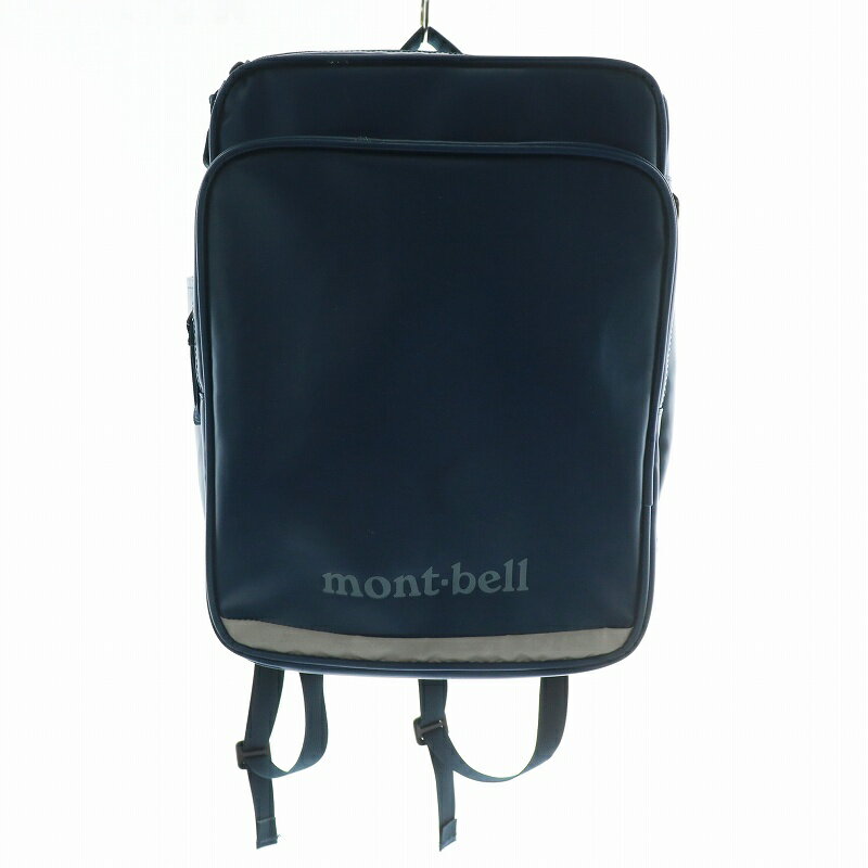 【中古】モンベル Montbell ランドセル リュックサック わんパック ナイロン 子供用 ロゴ 青 ブルー /XZ ■GY11 キッズ 【ベクトル 古着】 250607
