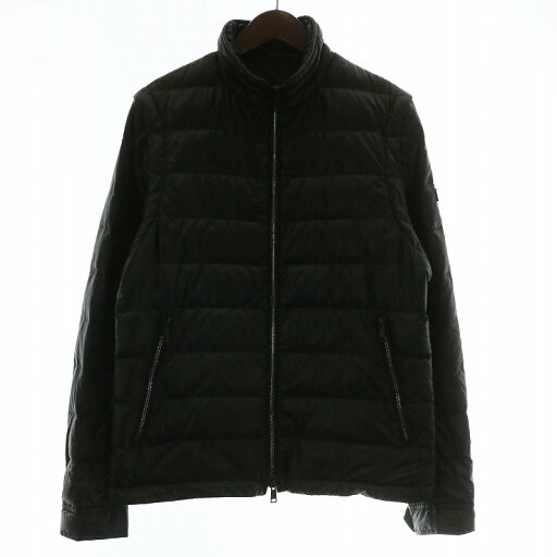 【中古】ブラックレーベルクレストブリッジ BLACK LABEL CRESTBRIDGE ダウンジャケット ダウンベスト 2WAY ナイロン ハイネック ジップアップ ロゴ L 黒 ブラック /XZ ■GY18 メンズ 【ベクトル 古着】 250524 【中古】ブラックレーベルクレストブリッジ BLACK LABEL CRESTBRIDGE ダウンジャケット ダウンベスト 2WAY ナイロン ハイネック ジップアップ ロゴ L 黒 ブラック /XZ ■GY18 メンズ 【ベクトル 古着】 250524