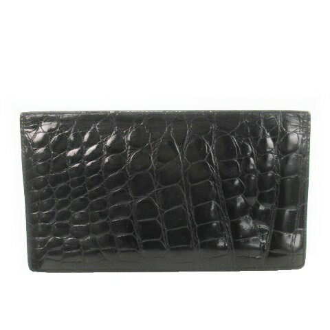 【中古】ビットクロコ VITCROCO 長財布 ロングウォレット レザー クロコダイル 札入れ カード入れ 黒 ブラック /AH6 ■GY11 メンズ 【ベクトル 古着】 250603 【中古】ビットクロコ VITCROCO 長財布 ロングウォレット レザー クロコダイル 札入れ カード入れ 黒 ブラック /AH6 ■GY11 メンズ 【ベクトル 古着】 250603