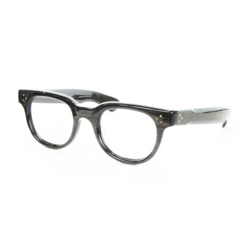 【中古】ノーブランド 眼鏡 アイウェア レンズ無し 伊達メガネ ウェリントン フレーム太め 黒 ブラック /AH5 ■GY18 メンズ 【ベクトル 古着】 250613