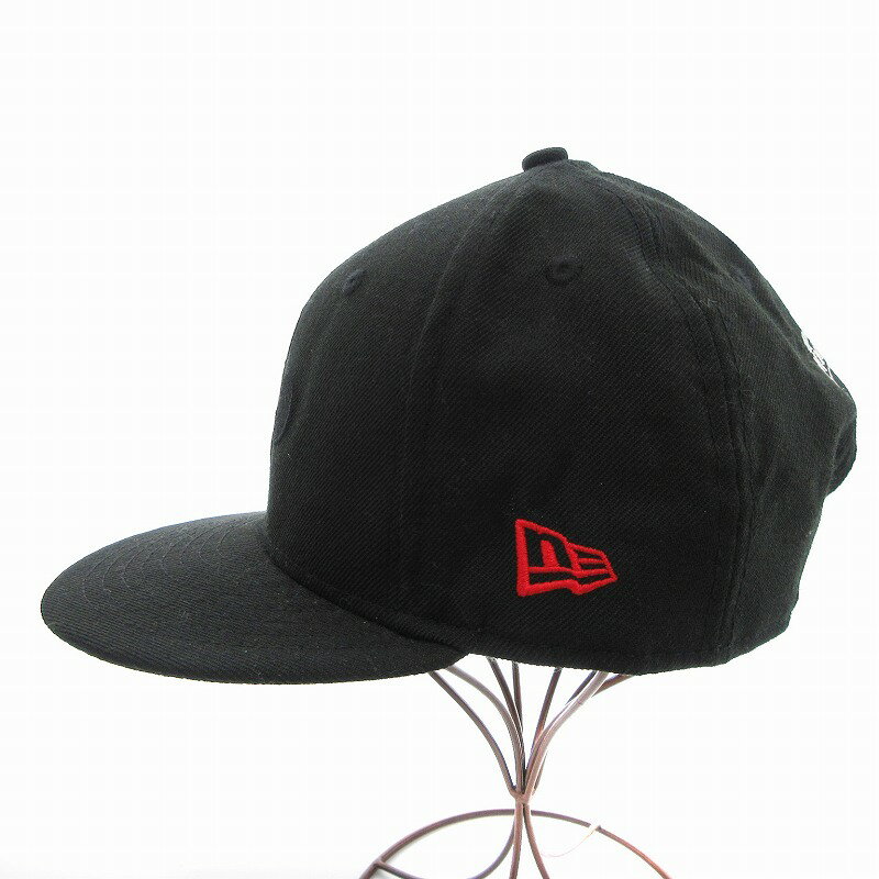 【中古】ニューエラ NEW ERA × ディズニー 9FIFTY キャップ 帽子 6パネル ミッキー刺繍 F 黒 ブラック /JS メンズ 【ベクトル 古着】 250611