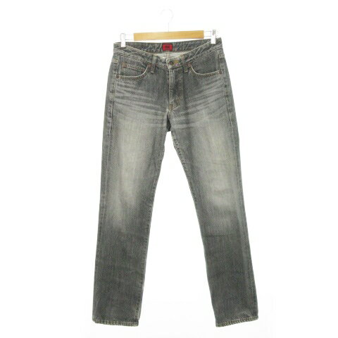 【中古】エドウィン EDWIN 503 Low Rize デニムパンツ ジーンズ ストレート レギュラー 30×33 グレー 51302 /AH12 ■GY11 メンズ 【ベクトル 古着】 250625