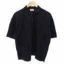 【中古】B&Y ユナイテッドアローズ BEAUTY&YOUTH ビューティー&ユース ポロシャツ GIZAコットン 半袖 L 紺 ネイビー /UD メンズ 【ベクトル 古着】 250624