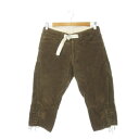 【中古】マウンテンリサーチ Mountain Research コーデュロイパンツ クロップド 七分丈 レースアップ ベルト アウトドア M 茶 ブラウン MT...