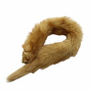 【中古】ノーブランド ティペット マフラー ファー 毛皮 フォックス 顔付き 茶色 ブラウン /XZ ■GY18 レディース 【ベクトル 古着】 250626