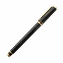 【中古】ヴァレンティノ ガラヴァーニ VALENTINO GARAVANI 万年筆 文房具 筆記用具 細字 F ロゴ 黒 ブラック ゴールド色 /XZ ■GY1...