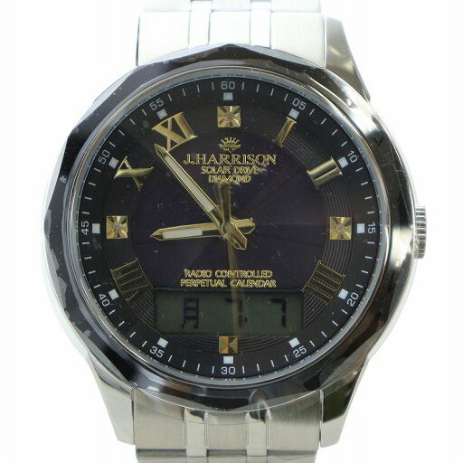 【中古】ジョン ハリソン J.HARRISON 腕時計 ウォッチ ソーラー ローマン ロゴ カレンダー付き シルバー色 JH-1975A ■GY18 /MQ メンズ 【ベクトル 古着】 250710 【中古】ジョン ハリソン J.HARRISON 腕時計 ウォッチ ソーラー ローマン ロゴ カレンダー付き シルバー色 JH-1975A ■GY18 /MQ メンズ 【ベクトル 古着】 250710