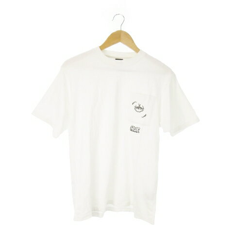 【中古】ハフ HUF 半袖Tシャツ クルーネック コットン ロゴ刺繍 S 白 ホワイト /AO15 ■GY42 メンズ 【ベクトル 古着】 250730 【中古】ハフ HUF 半袖Tシャツ クルーネック コットン ロゴ刺繍 S 白 ホワイト /AO15 ■GY42 メンズ 【ベクトル 古着】 250730