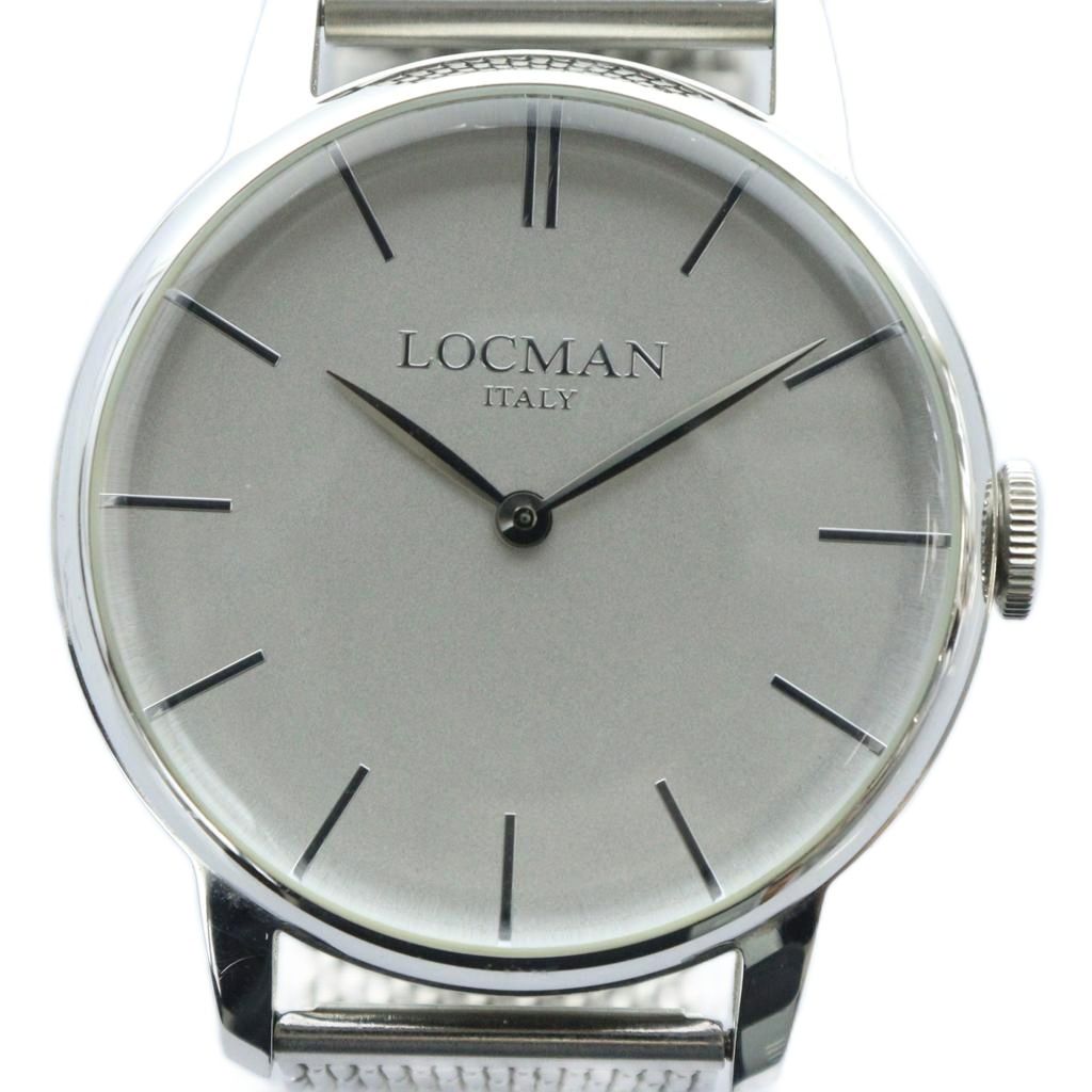 【中古】ロックマン LOCMAN 腕時計 ウォッチ クォーツ ロゴ シルバー色 REF.251 ■GY11 /MQ メンズ 【ベクトル 古着】 250910