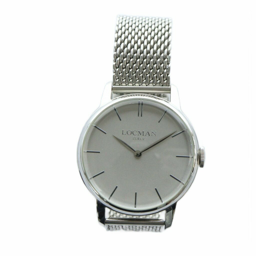 【中古】ロックマン LOCMAN 腕時計 ウォッチ クォーツ ロゴ シルバー色 REF.251 ■GY11 /MQ メンズ 【ベクトル 古着】 250910