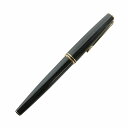 【中古】モンブラン MONT BLANC 万年筆 文房具 筆記用具 ペン先14K 585 ロゴ 黒 ブラック ゴールド色 /XZ ■GY11 その他 【ベクトル...