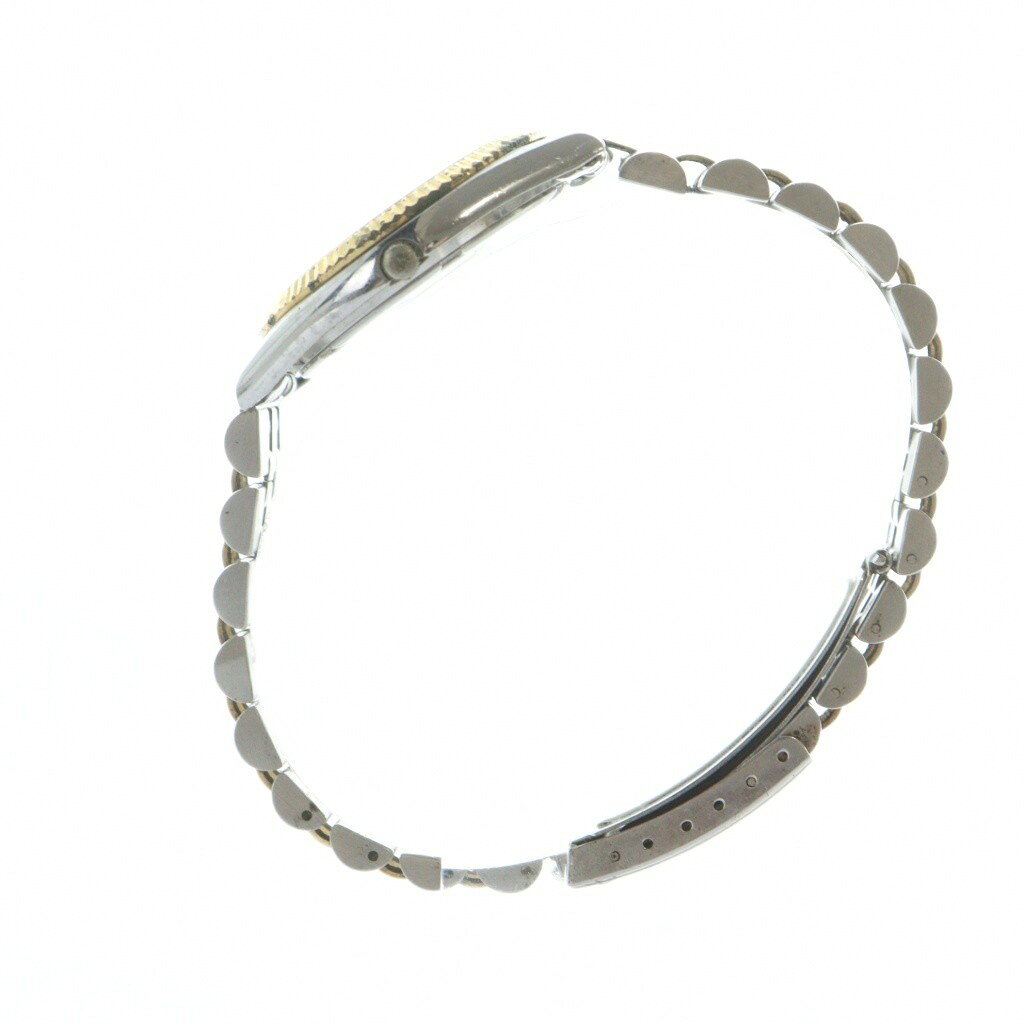 【中古】セイコー SEIKO SQ 5Y23-8A69 ジャンク品 腕時計 ウォッチ クォーツ デイデイト カレンダー 白文字盤 コンビカラー ゴールド色 シルバー色 ■GY11 /MQ メンズ 【ベクトル 古着】 250913