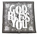 【中古】MFC STORE EXAMPLE 美品 GOD BLESS YOU BANDANA バンダナ スカーフ ペイズリー柄 F 黒 ブラック 白 ホワイト /UO メンズ レディース 【ベクトル 古着】 250801