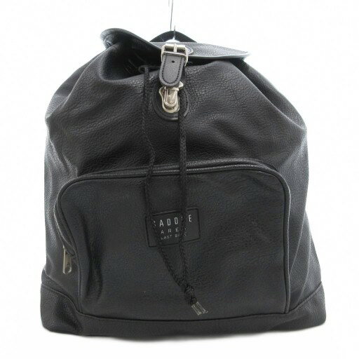 【中古】サドル SADDLE リュックサック デイパック レザー 本革 黒 ブラック 巾着型 フラップ /GV レデ..