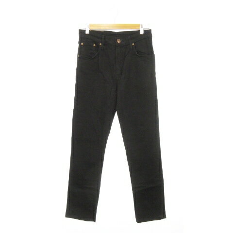 【中古】エドウィン EDWIN 503 デニムパンツ ジーンズ ストレート ストレッチ ロゴ 29 黒 ブラック /MN21 ■GY11 メンズ 【ベクトル 古着】 250814