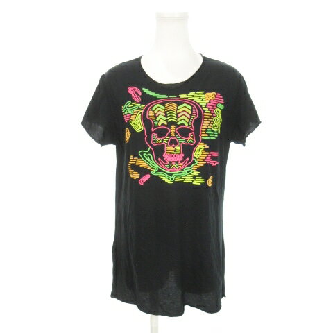 【中古】ルシアンペラフィネ LUCIEN PELLAT-FINET Tシャツ カットソー ラウンドネック 丸首 半袖 プリ..