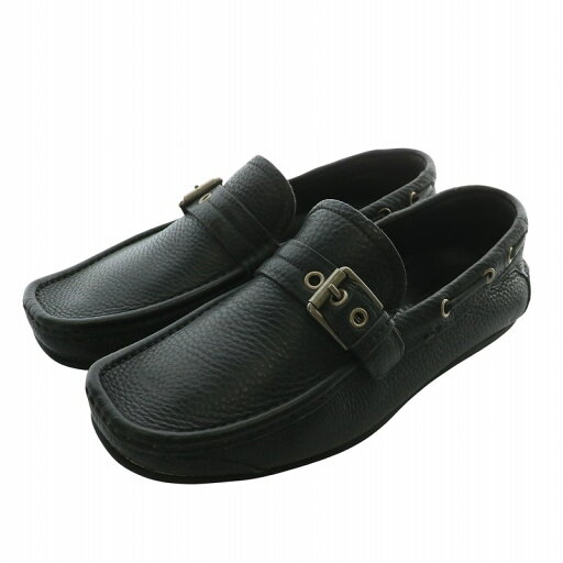 【中古】サルヴァトーレフェラガモ Salvatore Ferragamo ビジネスシューズ ローファー レザー スクエアトゥ バックル ロゴ 6.5 24.5cm 黒 ブラック /XZ ■GY18 メンズ 【ベクトル 古着】 250817 【中古】サルヴァトーレフェラガモ Salvatore Ferragamo ビジネスシューズ ローファー レザー スクエアトゥ バックル ロゴ 6.5 24.5cm 黒 ブラック /XZ ■GY18 メンズ 【ベクトル 古着】 250817