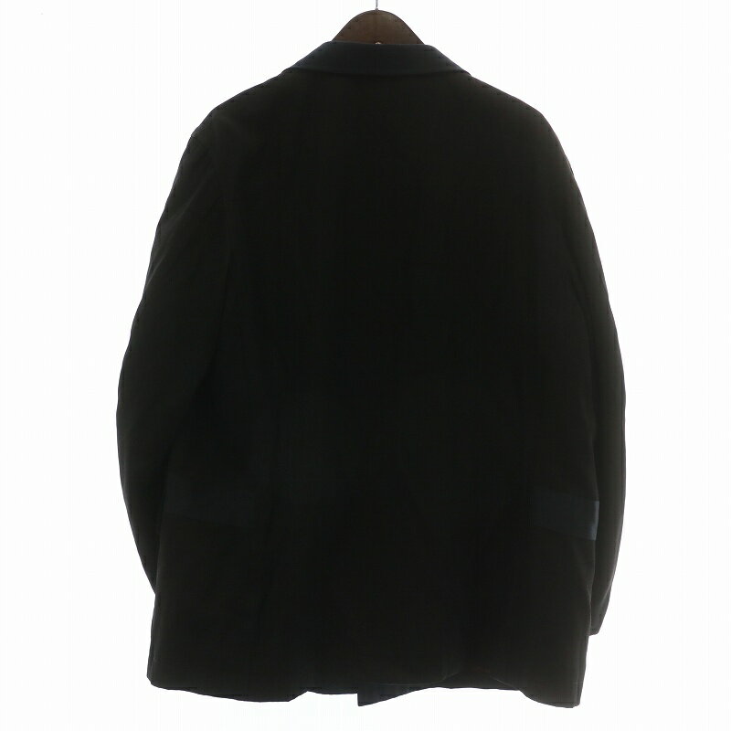 【中古】コムデギャルソンオムプリュス COMME des GARCONS HOMME PLUS テーラードジャケット ブレザー シングル 3B 背抜き ノーベント M 黒 ブラック /XZ ■GY11 メンズ 【ベクトル 古着】 250823