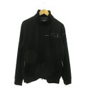 【中古】スウィート イヤーズ SWEET YEARS SY32 トラックジャケット ジャージ ジップアップ スタンドカラー 裏フリース ロゴ 大きいサイズ XXL 黒 ブラック /AO11 ■GY01 メンズ 【ベクトル 古着】 250908